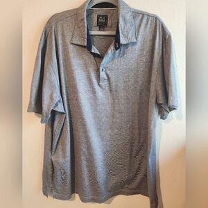 Jos. A. Bank Traveler Performance Mens‎ Navy Blue Polo Shirt Short Sleeve XXL